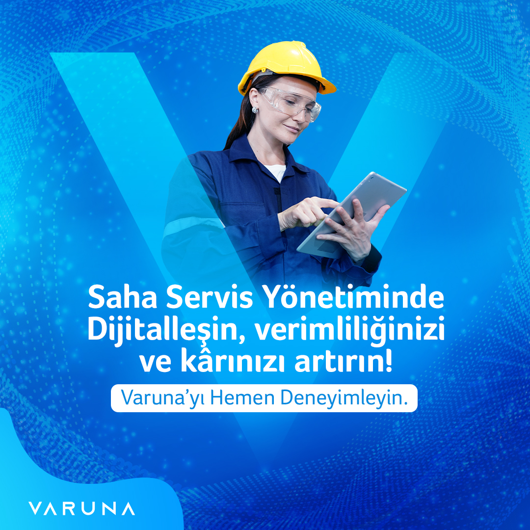 Saha servis yönetiminde hızlı ve doğru dijitalleşme için geliştirilen Varuna ile tüm servis ağınızı başka bir boyuta taşıyın, alt yapısı ve metodolojisi ile hızlı dönüşler sağlayın. varunasolution.com #Varuna #VarunaSolution