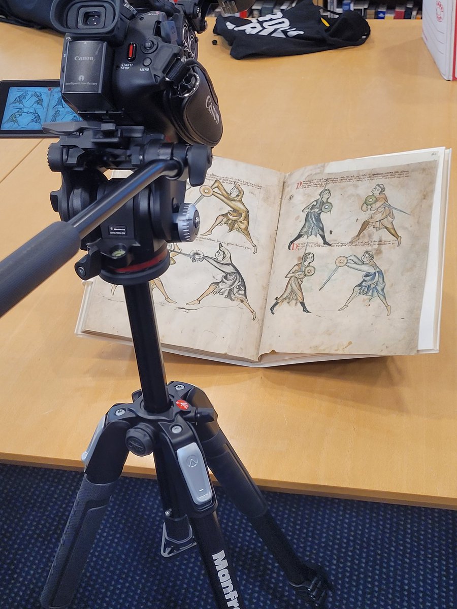ChloeMColeman's tweet photo. More prep for the Mightier project happening at @Royal_Armouries ⚔️

It is the first time I have actually seen the manuscript in person...I went a bit history nerdy 🤓 

I am OK with that. 
#ks2 #literacy #oracy #learning #museum https://t.co/8y5qvrlX2t