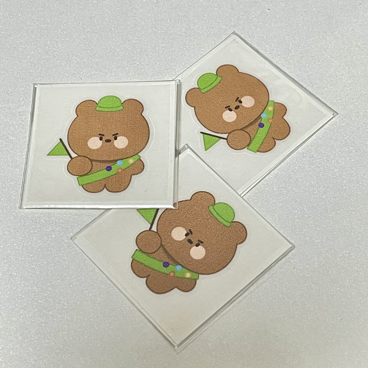 RT해주신 분 중 3분께 보이스카웃 션..아니 
보이스카웃 쪼꼼이 띠부를 드립니당🐻