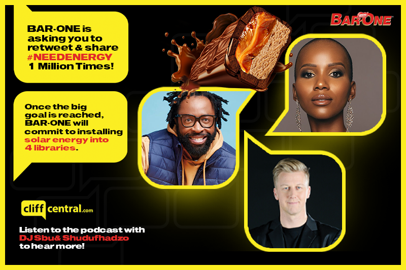 _TheRealNetwork's tweet photo. What if you had the power to do something about loadshedding?

@BarOne_SA launches NESTLÉ https://t.co/X47UnV24rm #needenergy – Lighting up Libraries. @djsbu, @abigailmusida &amp; Kuvashni Bhagwandas from @Nestle join @GarethCliff to tell us more.

Listen📲https://t.co/t5a2nmpaTZ https://t.co/Re5Dseqa7O