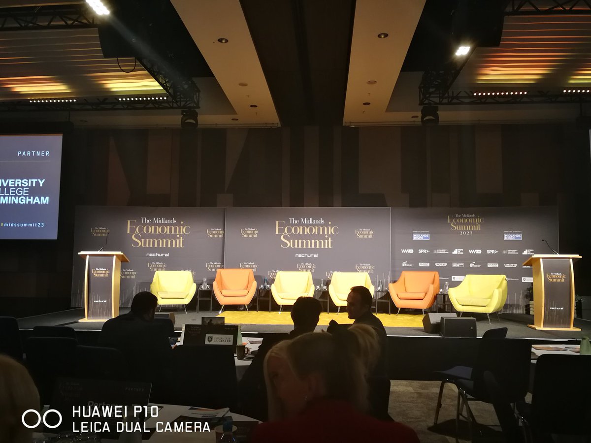 BuildFutureCom's tweet photo. And now ready to recommence after the unexpected fire evacuation...

Wonder what @AnneDaviesTV of @bbcemt will say...

#MidsSummit #MidsSummit23 @tbipublication @NachuralEvents https://t.co/7Vqs15mbVe
