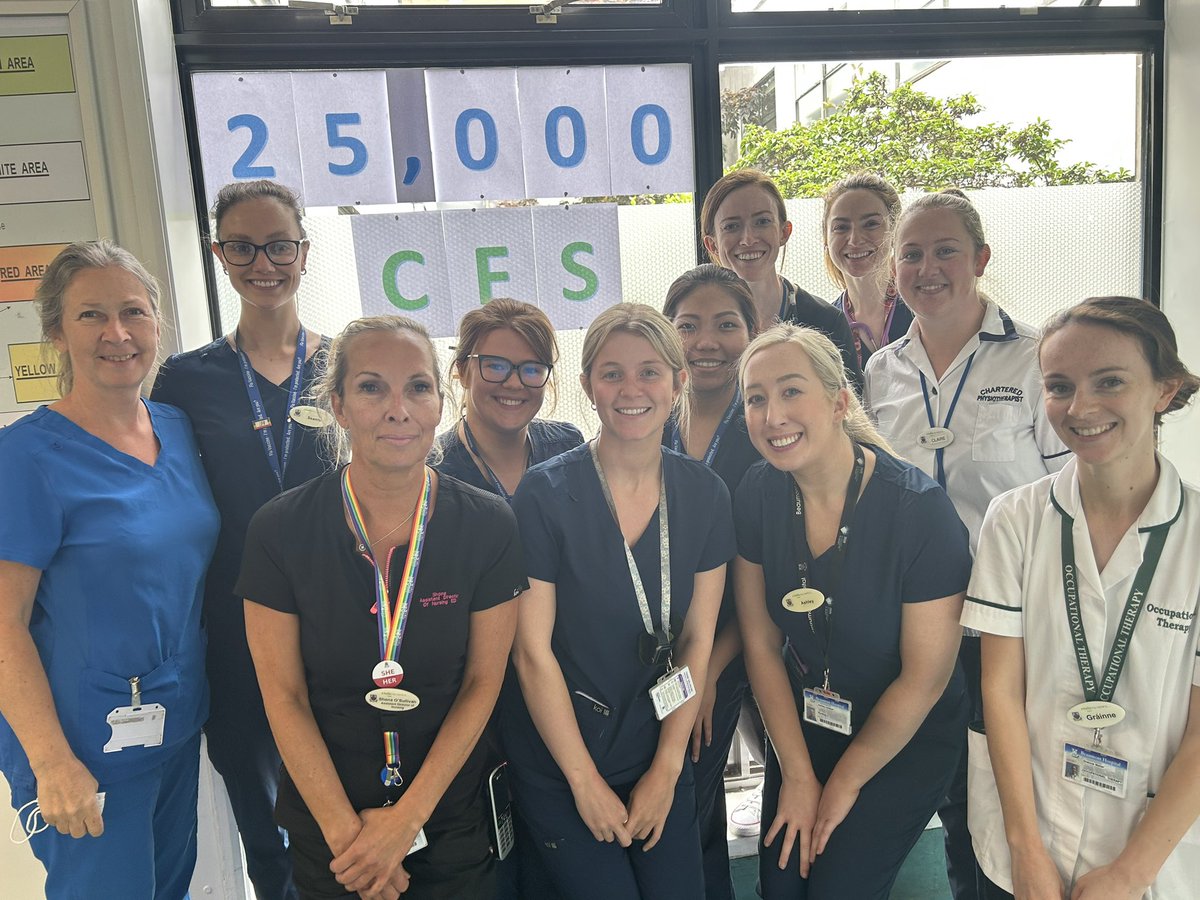 Busy day here today. We’ve utilised the CFS for over 25,000 patients. The difference this makes to our patients is immeasurable. Couldn’t have gotten here without our amazing <a href="/FITTBeaumont/">FITT Beaumont</a> colleagues. @connolly_sinead <a href="/shonab36/">Shona Wilson</a> @BeaumontMag4E <a href="/Beaumont_Dublin/">Beaumont Hospital</a> <a href="/mariefmurray/">Marie Murray</a>
