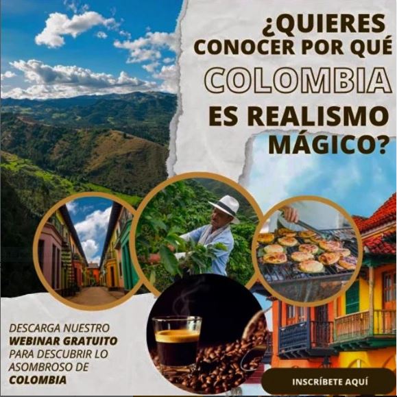 ¿Estás pensando viajar a Colombia? Pues no dejes de inscribirte al webinar que mañana he programado donde podrás conocer el país del realismo mágico. Llevo 12 años viajando a este destino y ahora lanzo Territoria viajes de autor. Inscríbete aquí josecantero.com/webinar-presen…