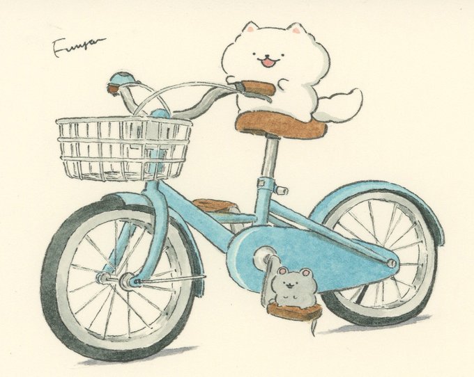 「自転車 シンプルな背景」のTwitter画像/イラスト(新着)｜3ページ目