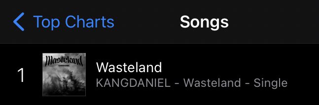 Wasteland by @konnect_danielk now at the top spot (1️⃣) for ITUNES PH 🇵🇭 (Songs) 

YAYYYYY JOB WELL DONE, PH DANITYs! 🥳🥹🖤

#강다니엘 #KANGDANIEL @konnect_danielk #드디어_WASTELAND_등장  #KangDaniel_Wasteland