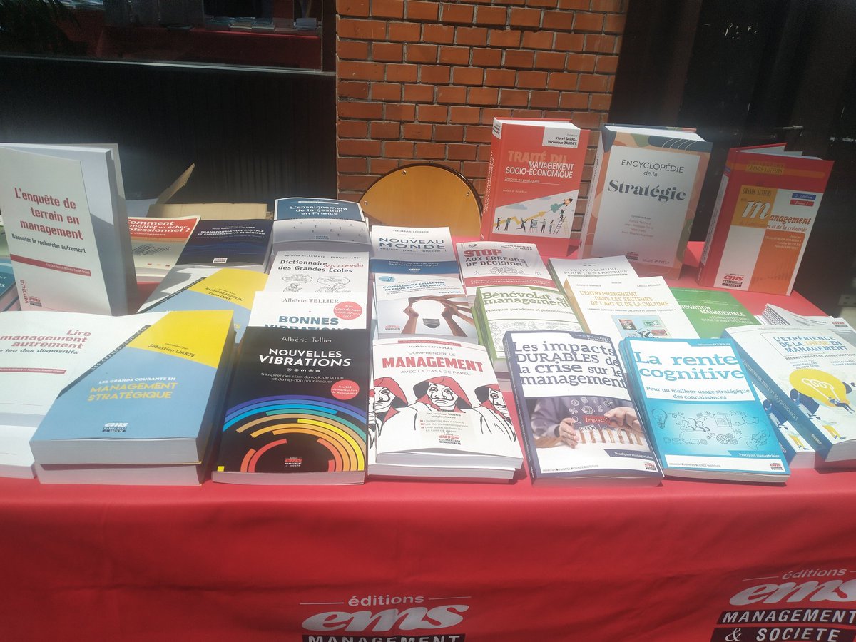 Retrouvez notre stand à la 32e conférence de <a href="/strategieaims/">AIMS</a> à <a href="/EMStrasbourg/">EM Strasbourg (FR)</a> et découvrez nos dernières parutions et nos ouvrages en #management, #strategie, #organisation.