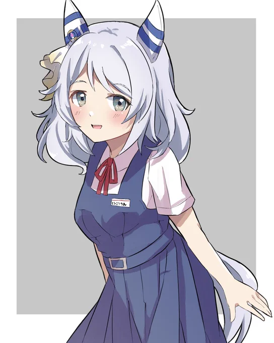 芋っぽいジャンスカ制服が似合うヒシミーさん #ウマ娘