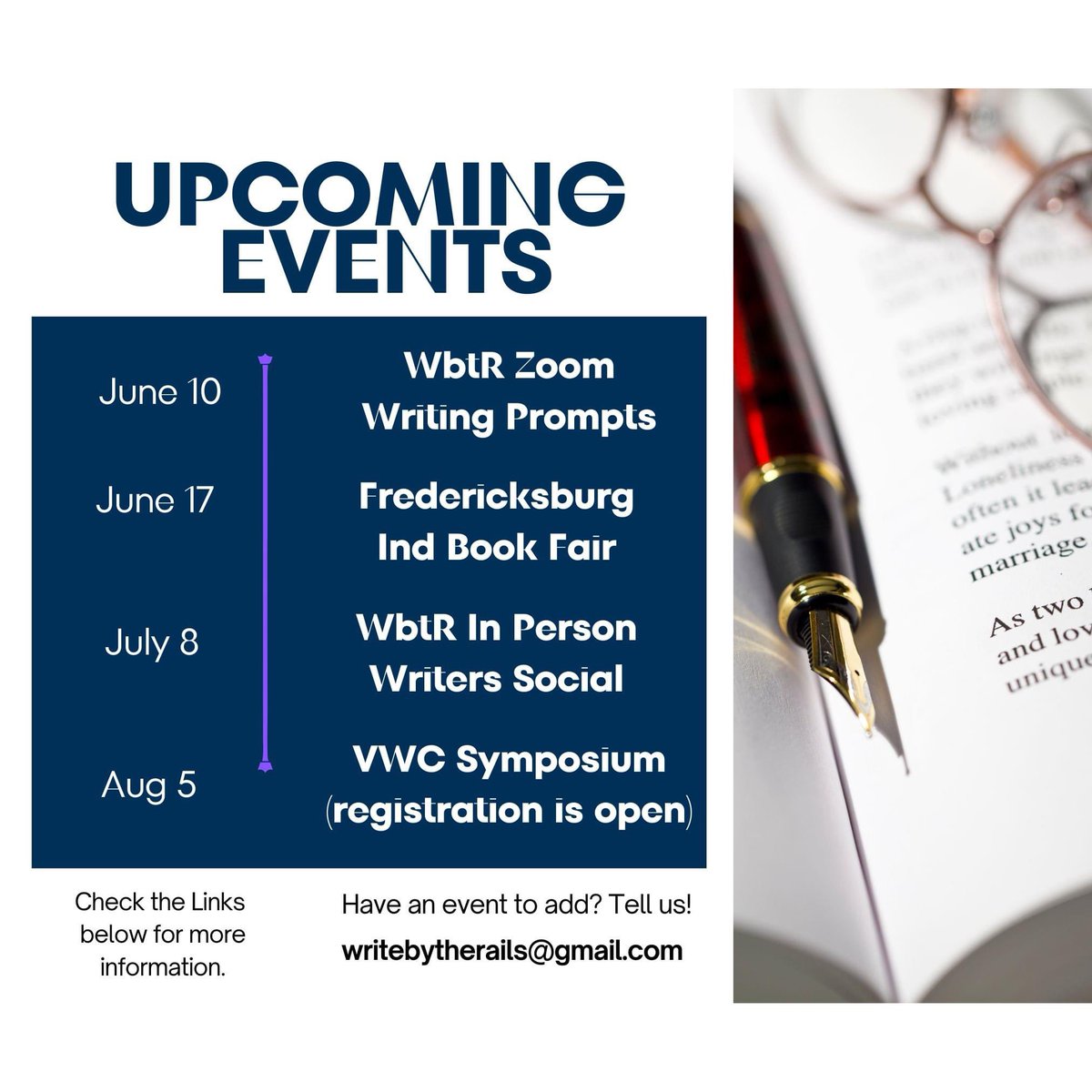 writebytherails's tweet image. Don’t forget to join us on Zoom for visual writing prompts on Saturday! #WritingCommunity