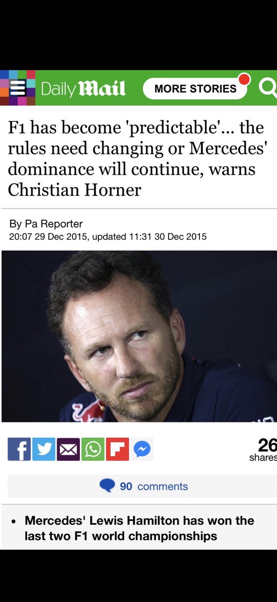 @ESPNF1 Horner should keep his mouth closed because this is embarrassing