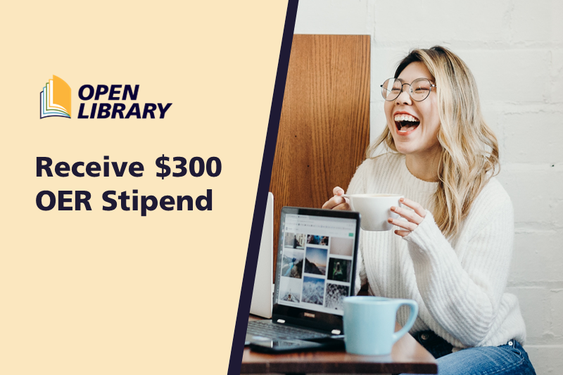 Do you know a colleague who is using #OER or who would enjoy reviewing an Open Educational Resource? Sign up today to be a paid peer reviewer or adopter and get $300. 
 
Learn More: ow.ly/T2rX50OHnK1