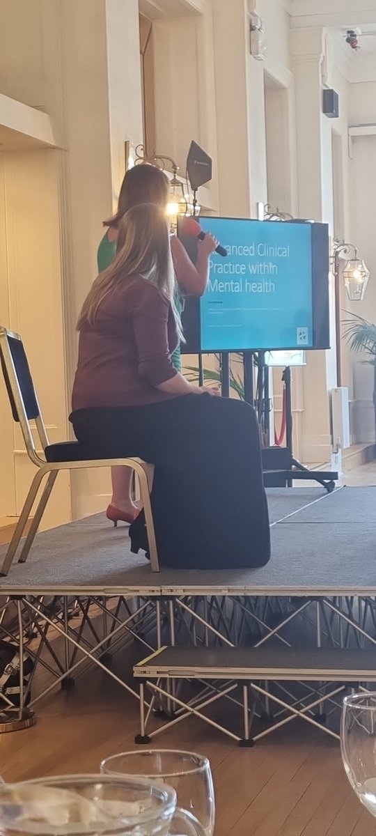 lbuckle01's tweet image. @jodie02 &amp;amp; @JenniferL_SLT talking about developing #AdvancedPractice in Mental Health services @CornwallFT 
#CIoSAPsConnect