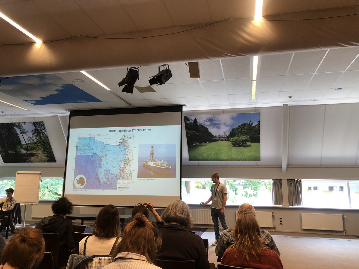 LaraFPerez's tweet photo. @JRSO_IODP @ECORD_IODP @anzic_iodp #exp374 about #Miocene West #Antarctic Ice Sheet presented by Jim Marschalek from @imperialcollege at #miomeet2023 https://t.co/KI6FGVfXUs