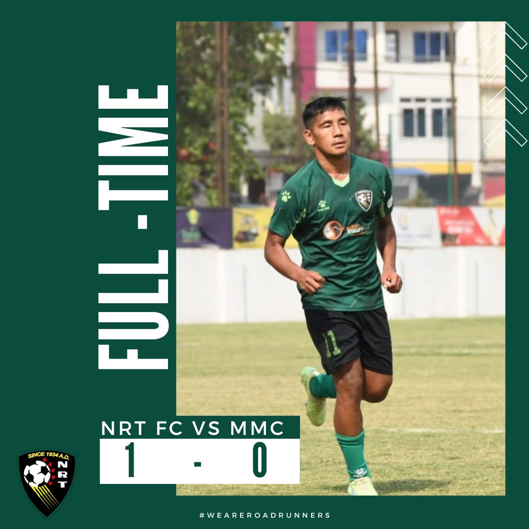 NewRoadTeam's tweet photo. Full time
NRT FC - 1
MMC - 0
Wonderful goal by Dipesh Ale Magar.
#NRT #WeAreRoadrunners #fulltime https://t.co/bkCpKC0xpd
