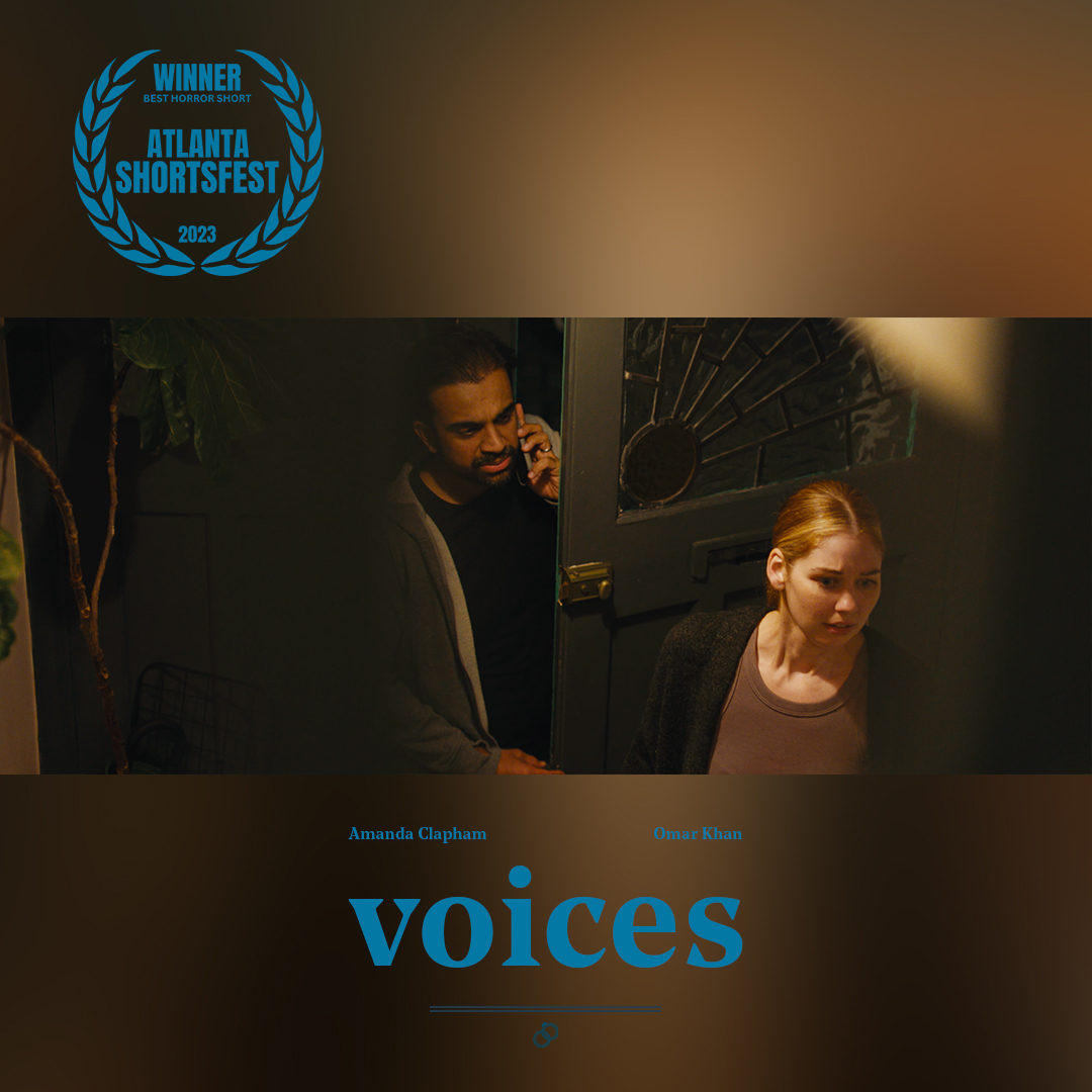 abbielucas's tweet image. We're excited to have won Best Horror at #atlantashortsfest 🎉Big congrats to the cast and crew of VOICES!