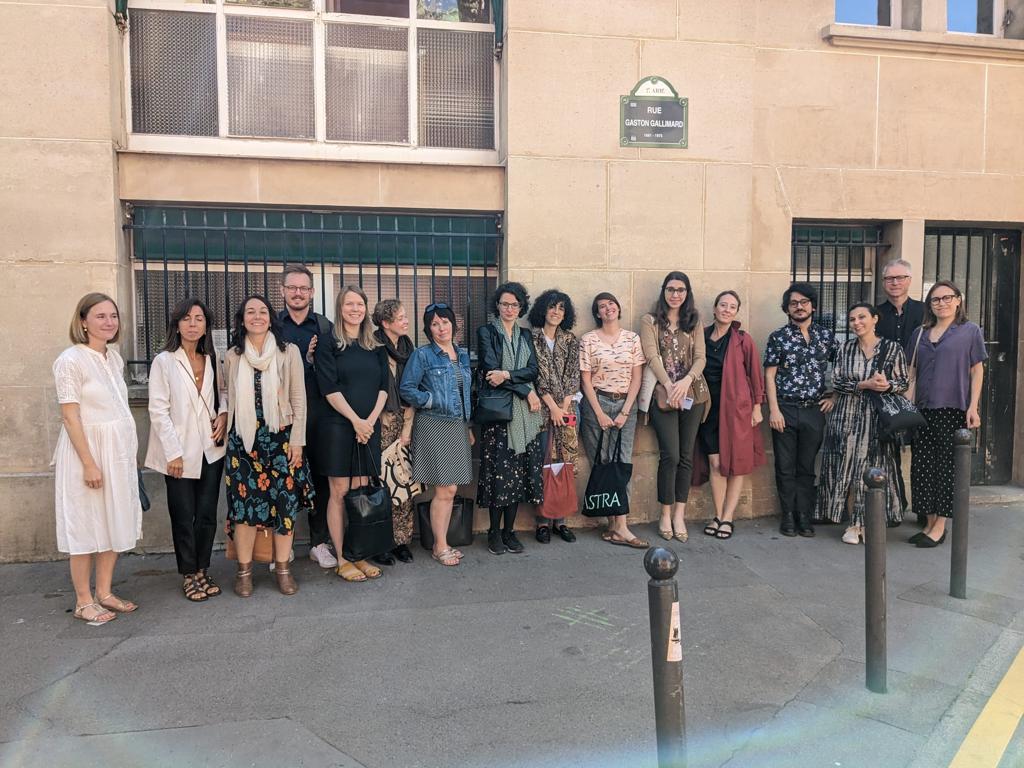 pollymack95's tweet image. thank you so very much to @bief_France for the opportunity to see the wonderful world of French publishing last week and hang out with some fun fellow publishers! vraiment très cool💫