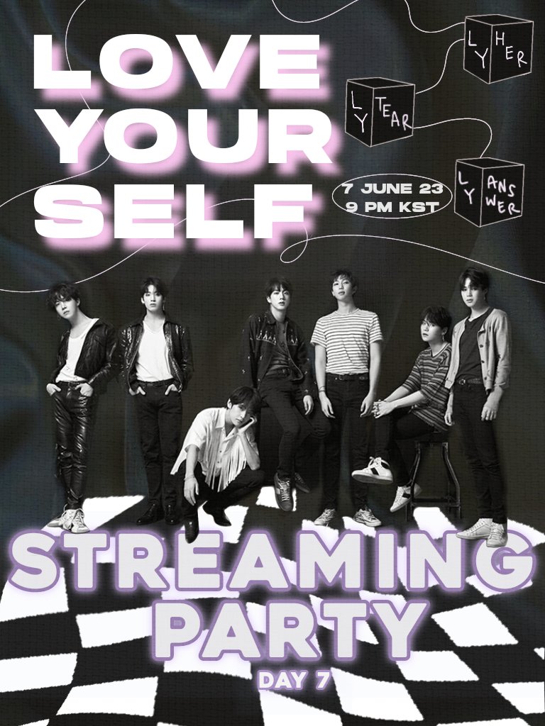 BTStreamingID's tweet photo. 🦋DAY 7 FESTA WEEKS WITH BTS🦋

You can’t stop me lovin’ myself because I should love myself🔮

🔑 BULLETPROOF RE-DEBUT
#FestaWeeksParty
#FestaWithBTS
(+) https://t.co/wekJl3Wu7p