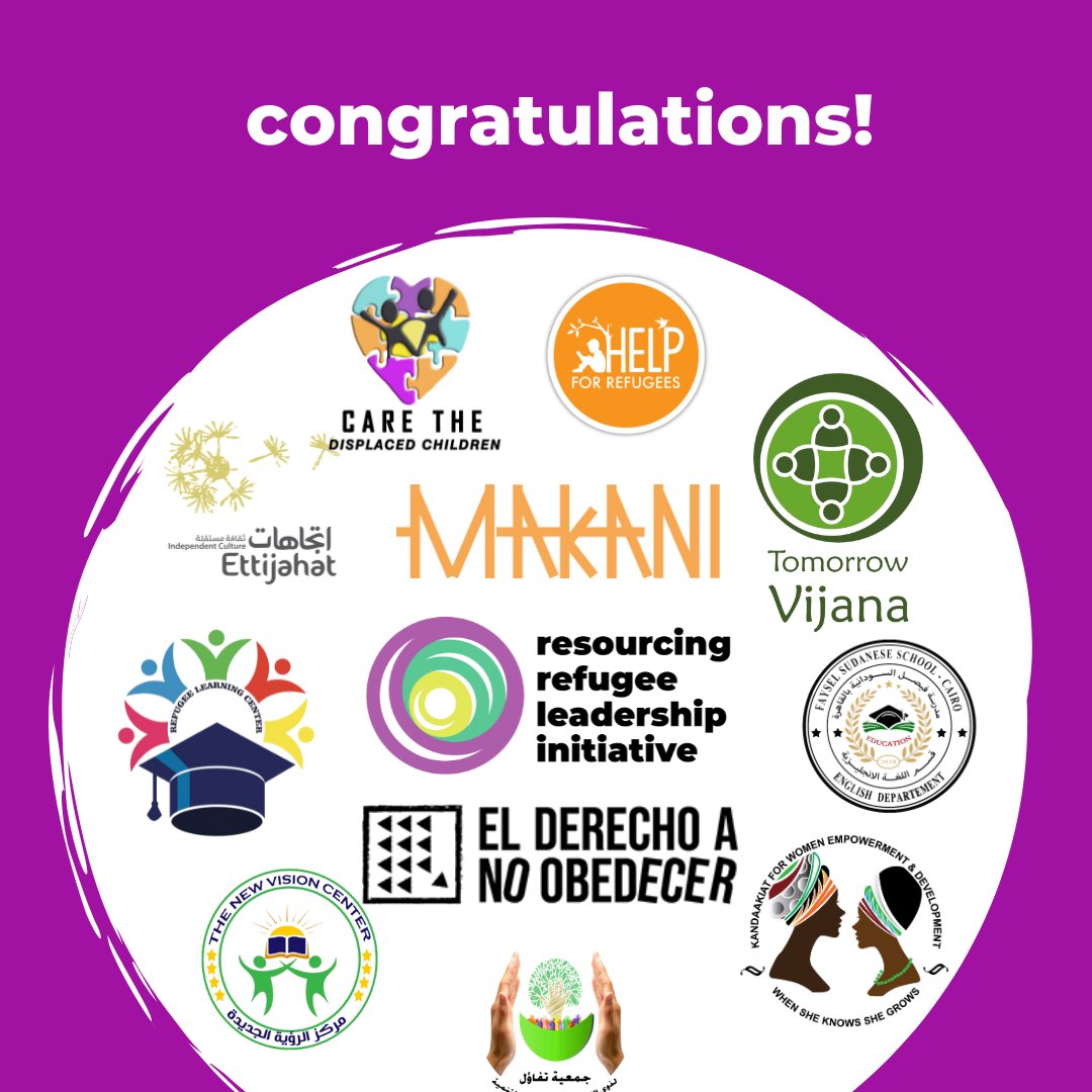 Funding RLOs is not as complicated as it’s made out to be. We are excited to renew the financial grants for our grantee partners to enhance their impact in the communities they serve. #RefugeesLead