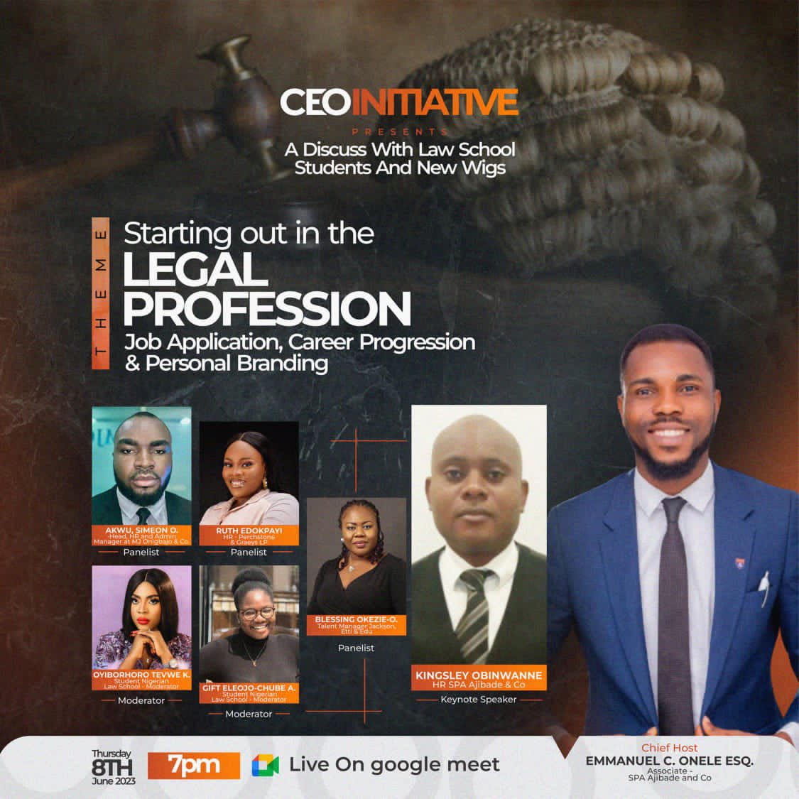 This is a very power webinar for all law students and new wigs ! I will be there ! will you? #NLS #Nigerianlawschool #Nigerianlawstudent #NLSexternship
