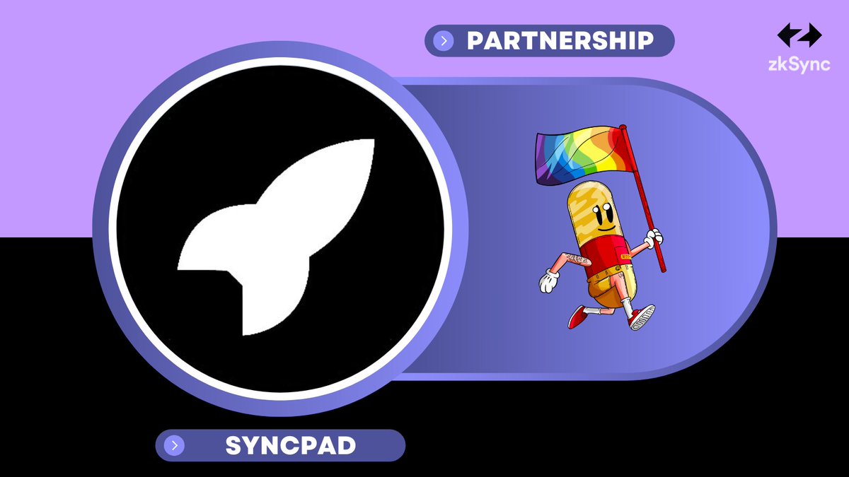 chillpillfi's tweet photo. 💊 Chill  x 🚀 @syncpad_zks Partnership 🤝

Born from #zkSync, #SyncPad ignite a groundbreaking one-stop #launchpad empowers global #Web3 projects

Giveaway: 20 Baby Pill WL

1⃣ Like❤️and retweet🔁 
2️⃣ Follow @chillpillfi &amp; @syncpad_zks
3⃣Tag 3 friends

#Airdrop #whitelist https://t.co/nPVCI1BJEh