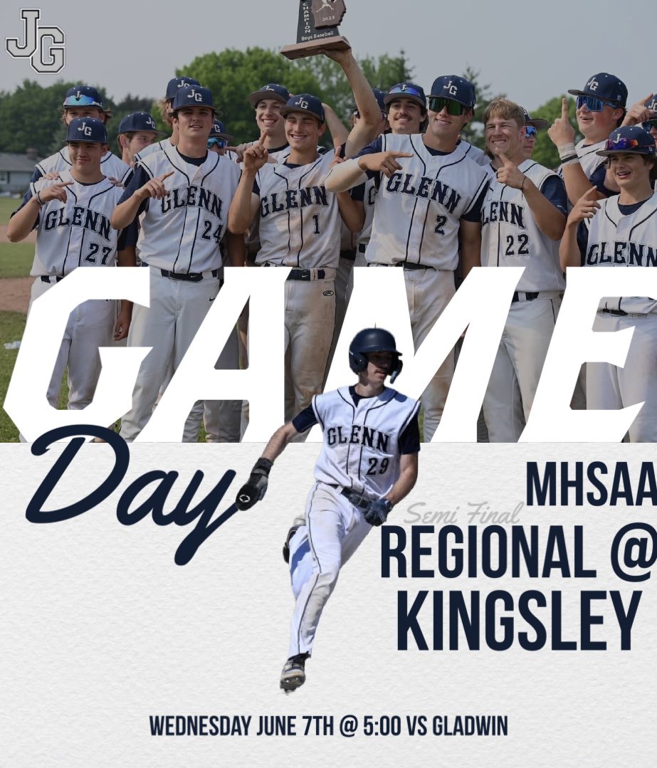 GAMEDAY

🆚Gladwin 
⏰5:00
📍Kingsley High School