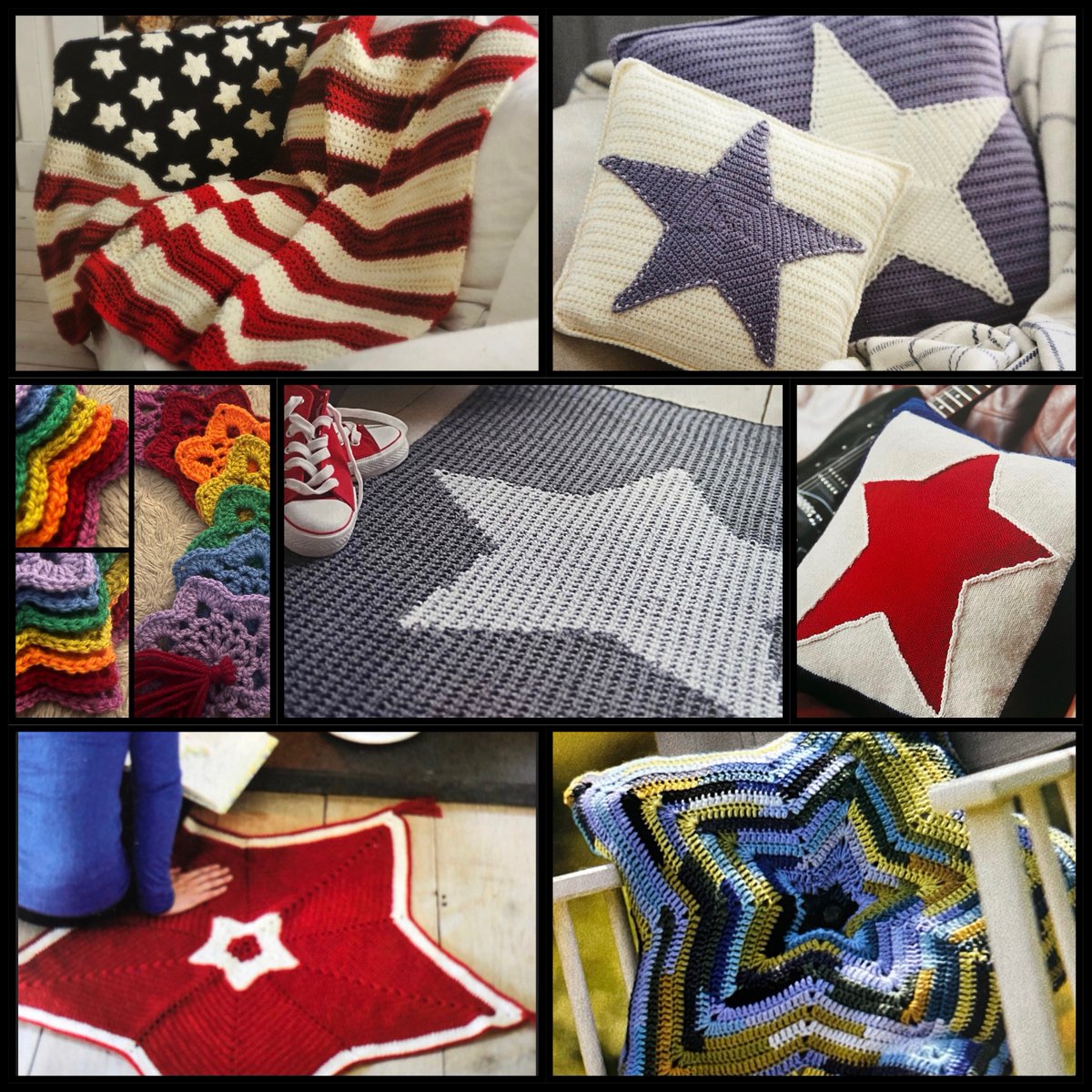 DDCrochetDesign's tweet image. It&apos;s the 7th day of the #MHHSBD June word challenge. ⭐️🤩 The word is Star 
I have lots of Star Knitting and Crochet Patterns in my little shop ✨💫🌠
#Star #crochet #knitting #crafts #yarn #wip #gifts #handmade #homemade #magic etsy.com/uk/shop/DWCroc…