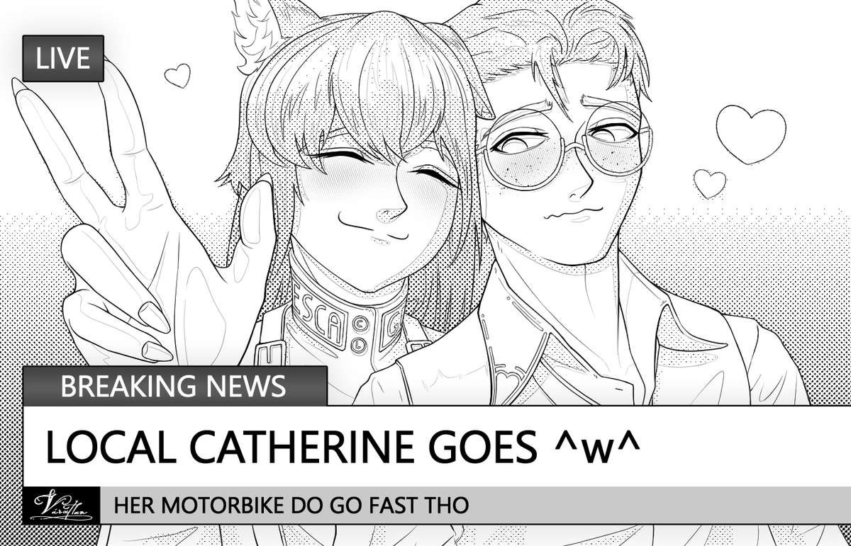 Catherine wins a race!
#digitalart #DnDcharacter