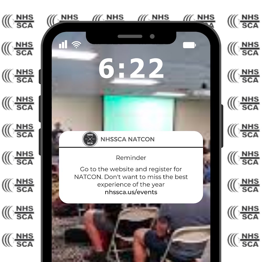 📢 Calling all high school strength coaches! Join us at the NHSSCA National Conference 2023, the ultimate event for professional development and networking. 🏋️‍♀️💪 Don't miss out! nhssca.us/event/nhssca-n… #NATCON2023