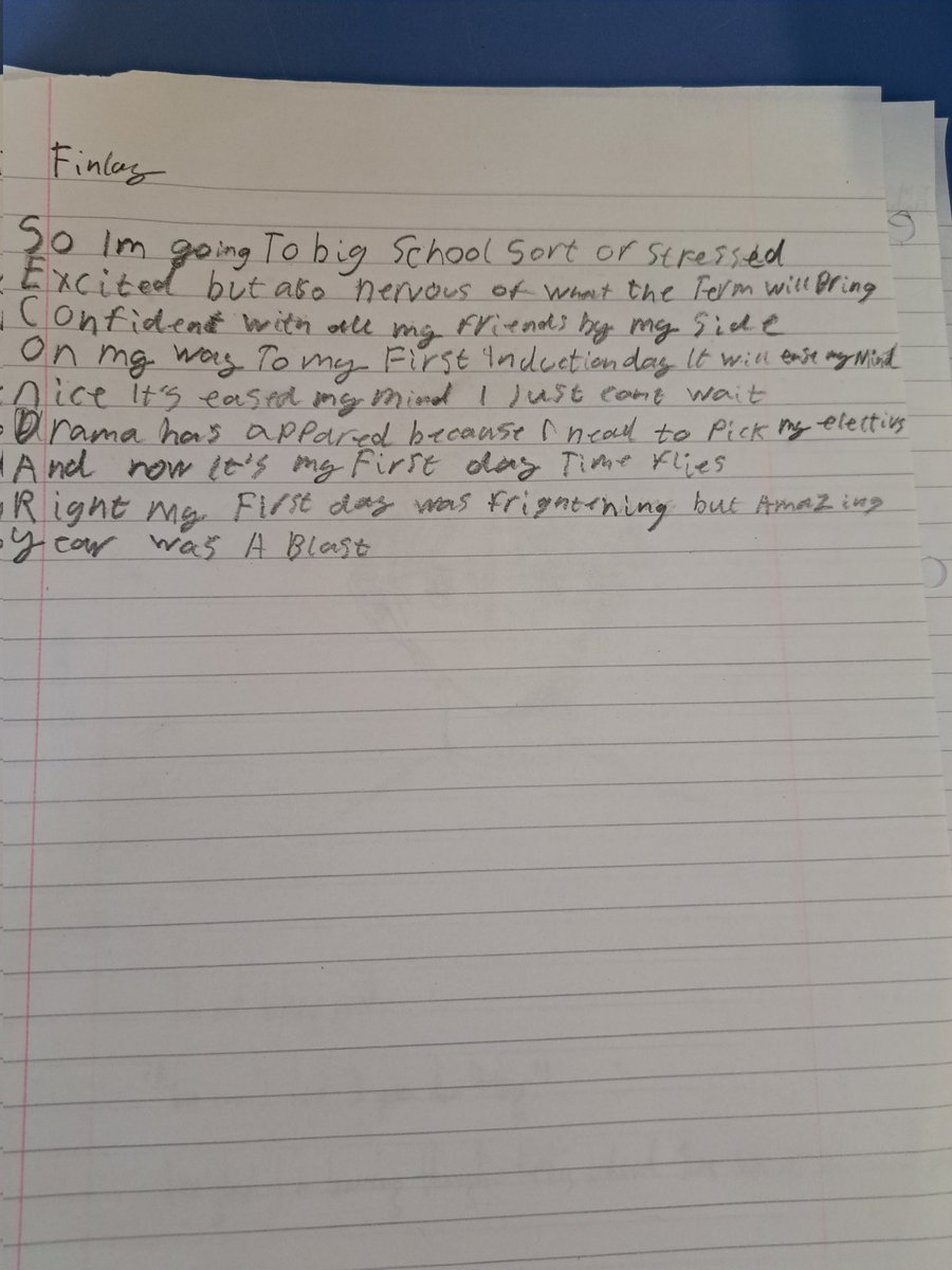 stsylvesters1's tweet photo. #P7WriteOff #TOKBigSchool23 https://t.co/Xps8wkkwRh