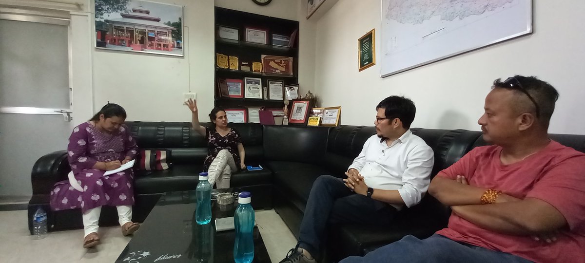 Meeting with Mayor and DRR Coordinator and Engineer of Environment Section of Nepalgunj Submetro Politan Office for Annual Planning Process and Budget for WASH. The role of <a href="/SnvNepal/">SNV Nepal</a> for Technical Advisor Services. Highlighted by Nadira Khawaja, SL of Water . <a href="/DangalParwati/">Parwati Sindhu</a>