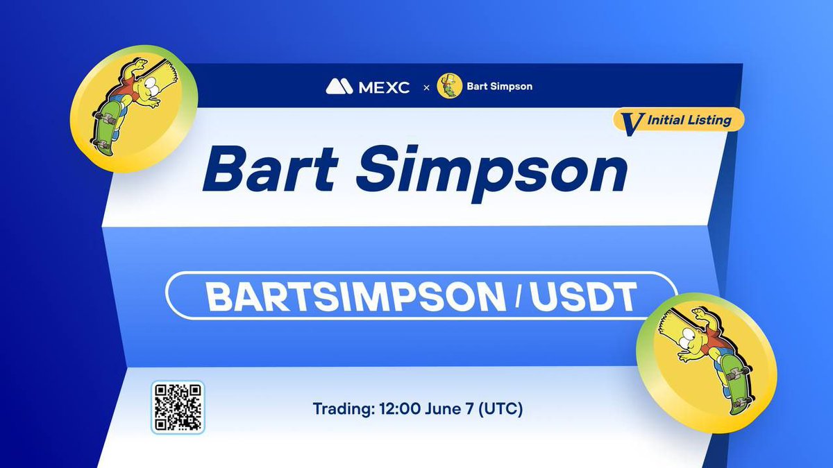 Hasil Voting dan Susunan Listing untuk Kickstarter - Bart Simpson(BARTSIMPSON)

🔹Deposit: Dibuka
🔹Penarikan: 08-06-2023 19:00 (WIB)
🔹Perdagangan BARTSIMPSON/USDT di Zona Inovasi: 07-06-2023 19:00 (WIB)

🔹Detail: mexc.com/support/articl…