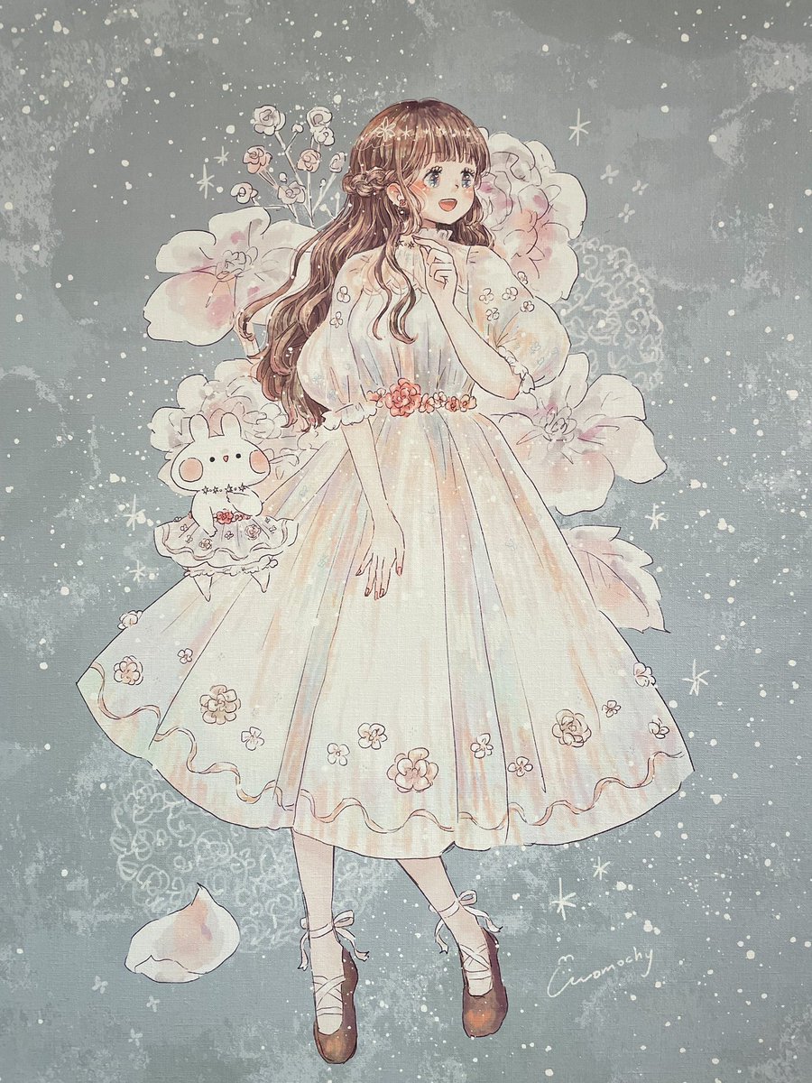 mocha2_cocoa's tweet image. ももちーちゃん（@momochy_ ）
の親子三代展の展示会に行ってきました☺️♡
親子3代でそれぞれ違った素敵な展示✨️

ももちーうさぎは、さっそく息子のお気に入りに！ぬいぐるみ達の仲間入りしてました (* ´  ` *)ᐝ🧸🐰