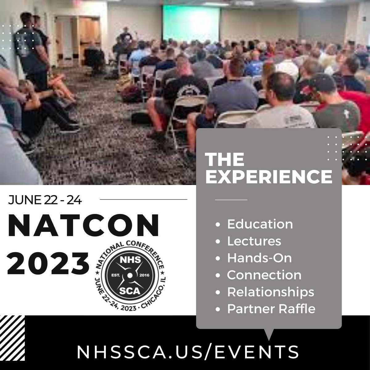 📷 Unlock the secrets to success in high school strength and conditioning! The NHSSCA National Conference 2023 offers educational sessions and workshops tailored specifically for you. Don't miss this opportunity! NHSSCA.us/events #NATCON2023