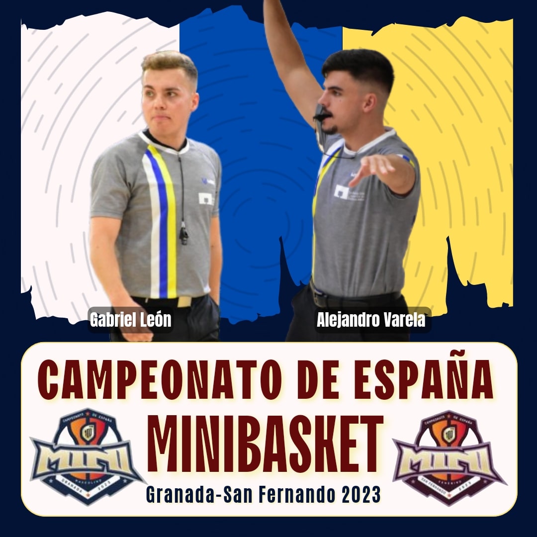 💥 Gabriel León y Alejandro Varela han sido designados para el Campeonato de España 🇪🇸 de Clubes #Minibasket.

🎉¡Enhorabuena y muchísima suerte a los dos! 🇮🇨