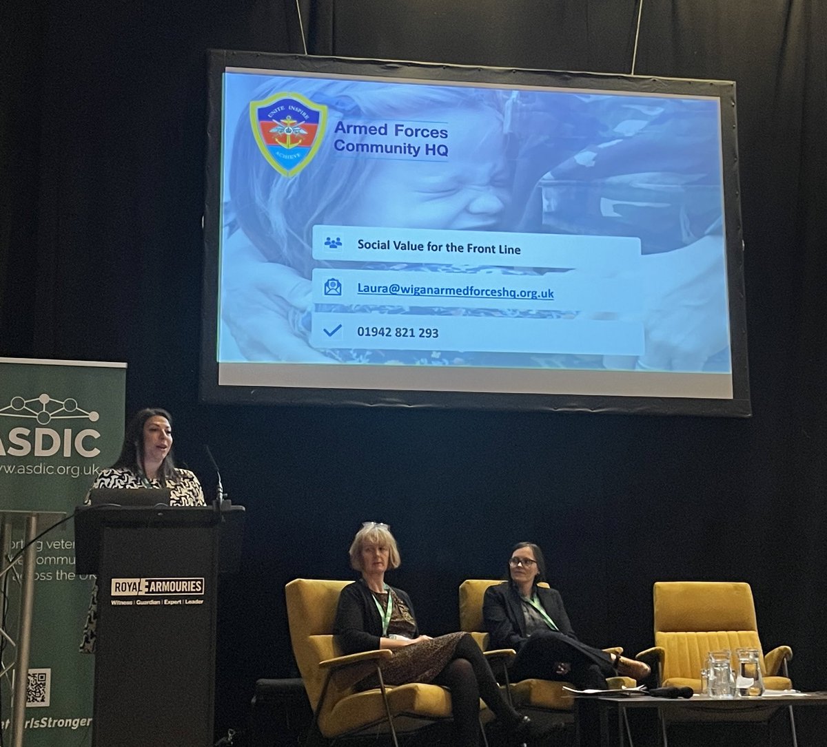 Managing Director, Laura Ingham, is sharing insight on the impact of social value at <a href="/ASDICnetwork/">ASDIC - Association of Service Drop-In Centres</a> Convention, delivering to colleagues from across the U.K. supporting the #ArmedForcescommunity
