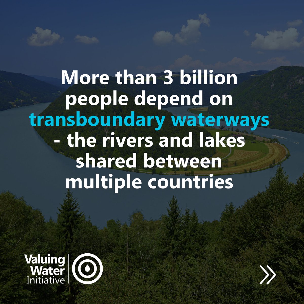 ValuingWater's tweet image. What are transboundary waterways? 🌊 They account for 60% of the world’s freshwater flows, and present a unique opportunity to bring together communities through sustainable water management 🙌

#ValueWater