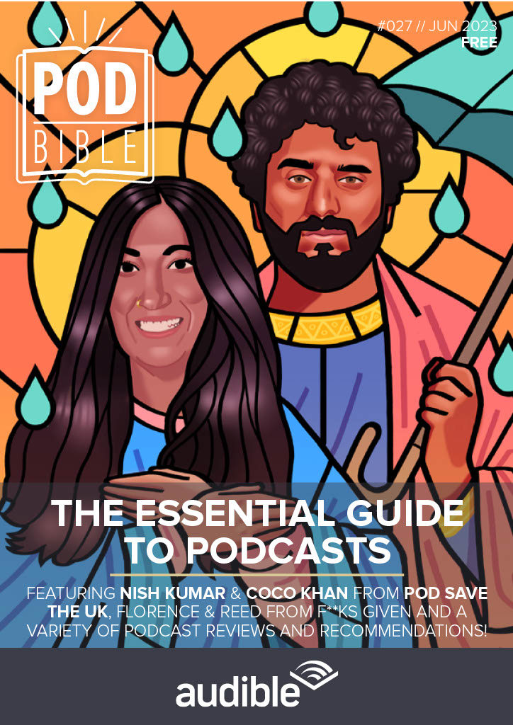 "We're great believers in the power of humour to cut through the nonsense!"

We're very proud to have <a href="/podsavetheuk/">Pod Save the UK</a>, <a href="/MrNishKumar/">Nish Kumar</a> and <a href="/cocobyname/">Coco Khan</a> featured on the cover of <a href="/podbible/">Pod Bible</a> #027 🌟 
 
Big thanks to everyone over at <a href="/podbible/">Pod Bible</a> and <a href="/audibleuk/">Audible UK 🎧</a> 

podbiblemag.com🗞️