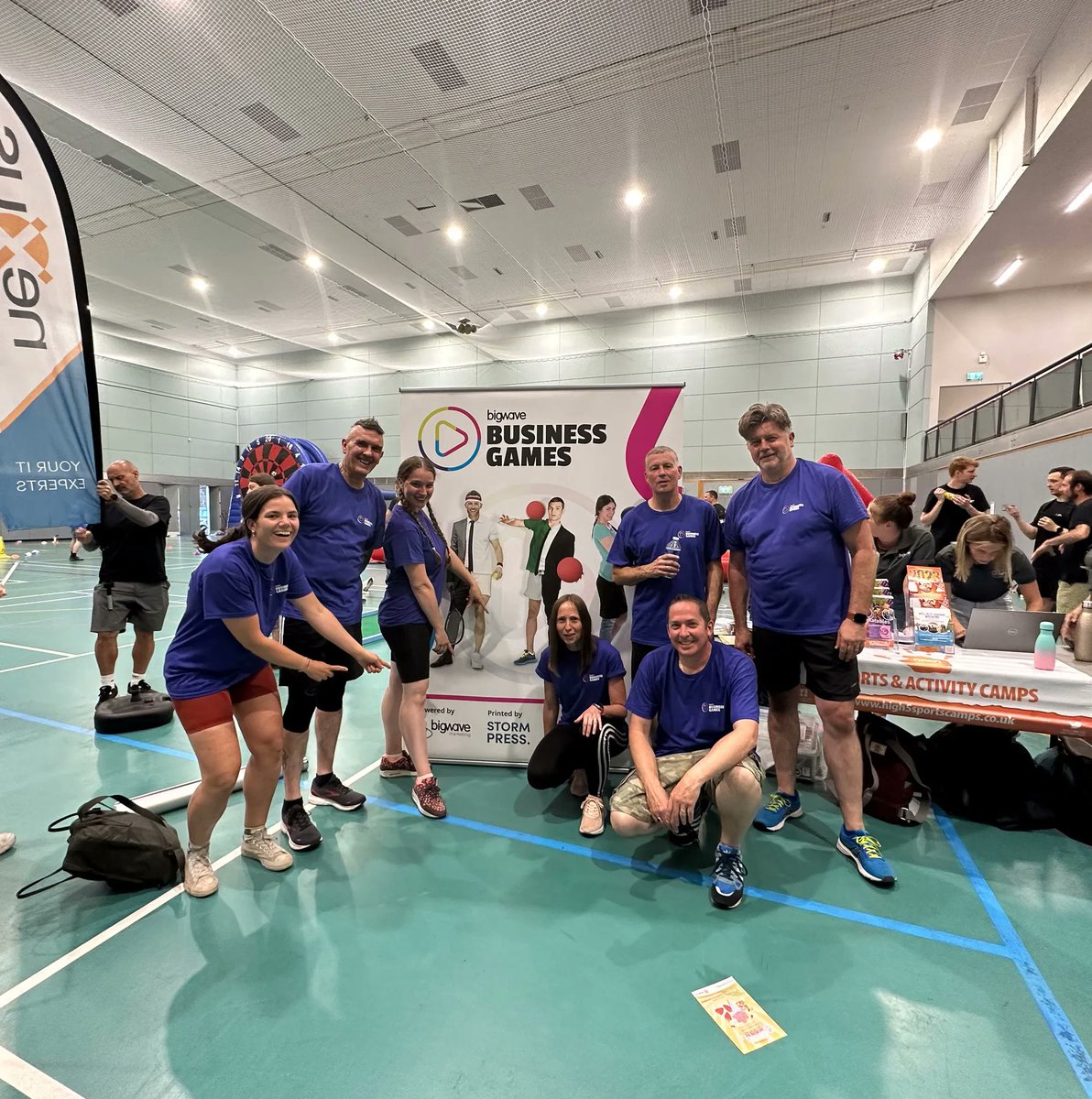 Stormpress's tweet image. Stormpress battled it out again this week at the @bigwavemedia business games! 

The good news is the team all survived with no injuries, so we&apos;re ready and waiting for next weeks mission - a treasure hunt around Exeter! 🧭  

#bigwavebizgames #exeternetworking #teamstormpress