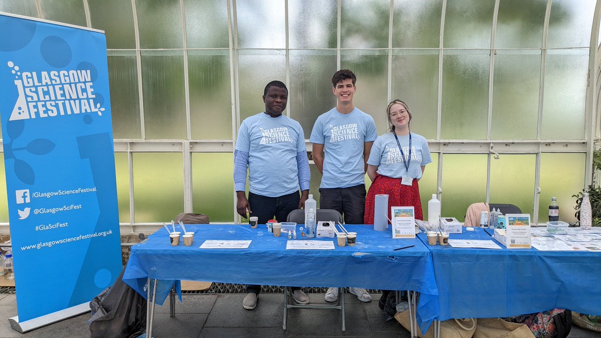 ReallySmallScience (@rsmallscience) on Twitter photo We're at <a href="/GlasgowSciFest/">Glasgow Science Festival</a> today and tomorrow at the Botanic Gardens and then Fri-Sun at the Riverside Museum! 11am-3pm ✨
Learning all about sustainable plastics! We're at <a href="/GlasgowSciFest/">Glasgow Science Festival</a> today and tomorrow at the Botanic Gardens and then Fri-Sun at the Riverside Museum! 11am-3pm ✨
Learning all about sustainable plastics!