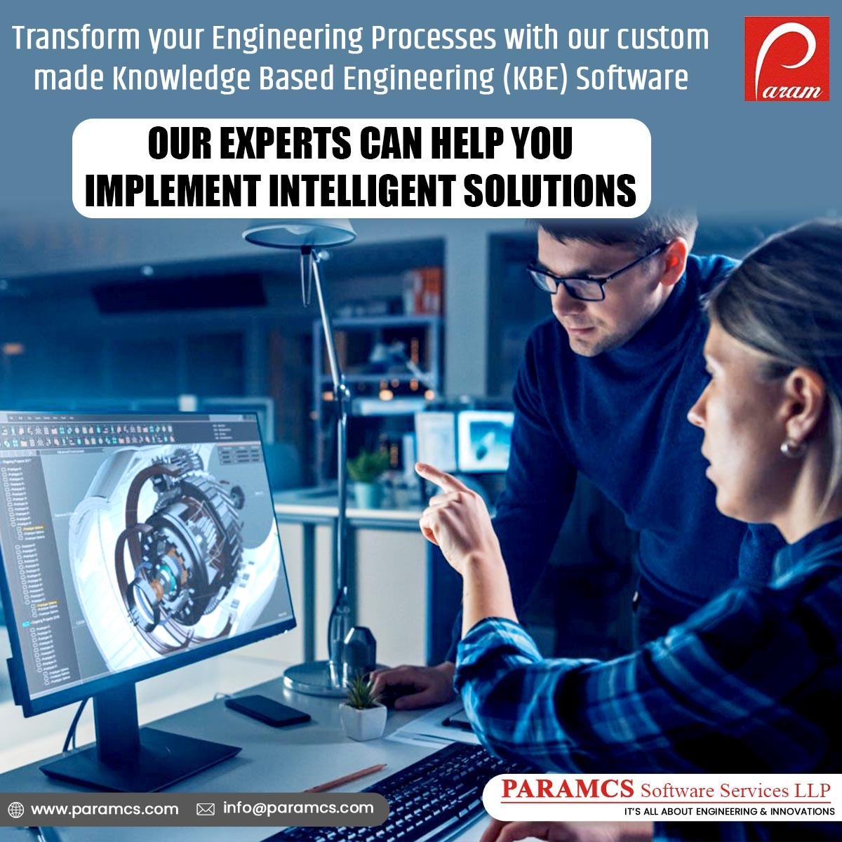 paramcs's tweet image. PARAMCS Software Services LLP

For More Information
Contact Us- +91 9975648490
🌐 paramcs.com
Email :- info@paramcs.com

#KnowledgeBasedEngineering #CADCustomization #CADAutomation #DesignAutomation #BOMExport
#EngineeringSoftware #SoftwareIntegration