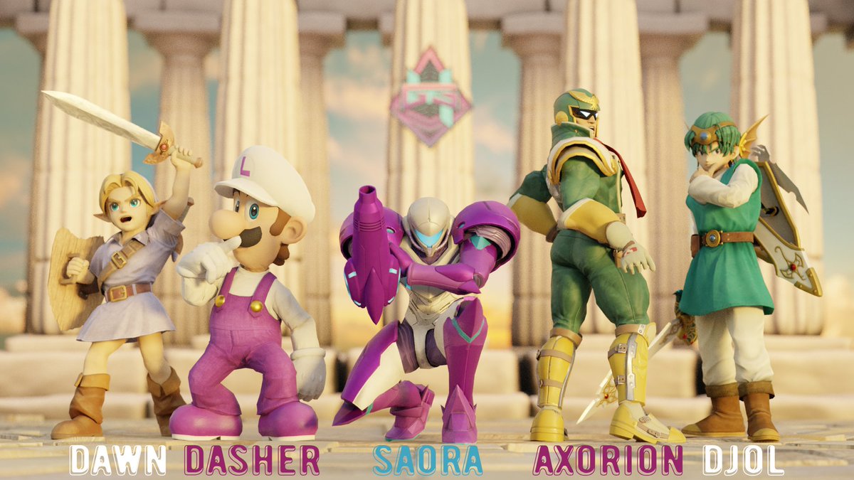 🟣 Le Pantheon #4 🔵

Ils seront là pour défendre nos couleurs : <a href="/Dawn_YL/">Dawn</a>, <a href="/DasherSsbu/">Dasher 🍉</a>, <a href="/SaoraSSB/">Saora</a>, <a href="/AxorionSSB/">Axorion</a> et <a href="/Djol_ssbu/">OX | Djol ▶️ Bonheur</a> vont tout donner pour cet ultime tournoi afin de marquer une dernière fois notre histoire ✊ 🔥 !

(Merci à @RIEN_louis pour l'image 🙏)