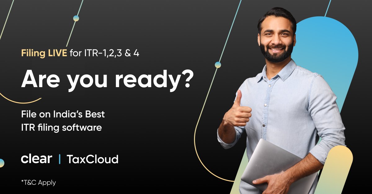 cleartax_'s tweet photo. Hello tax experts! Now you can file ITR in minutes for your clients on TaxCloud. Get this improved solution at an incredible price!
Click here: https://t.co/Cty3uO8HGn
#ITR #TaxCloud #FileNow https://t.co/pUEPYYZ4be