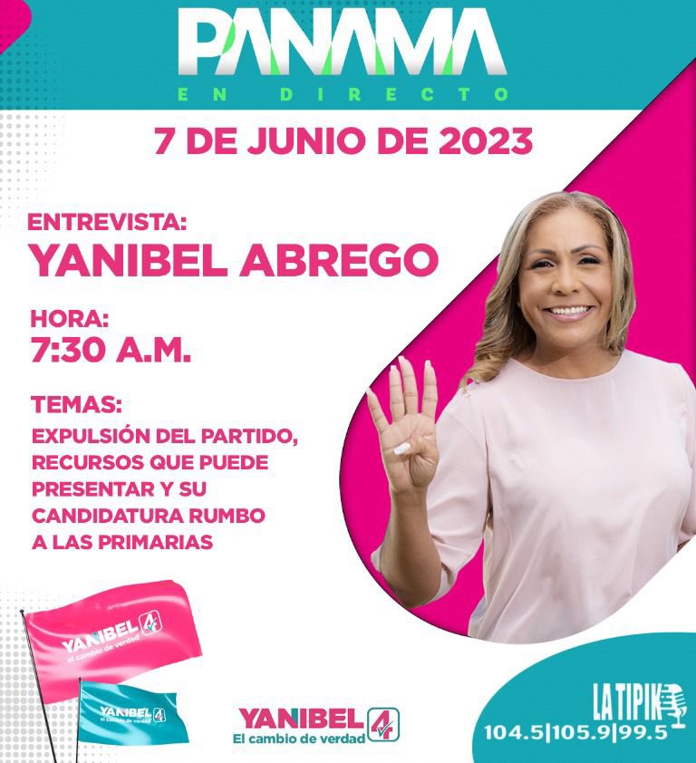 En minutos estaré en <a href="/panamaendirecto/">Panamá En Directo</a> 
Frecuencia 104.5 fm