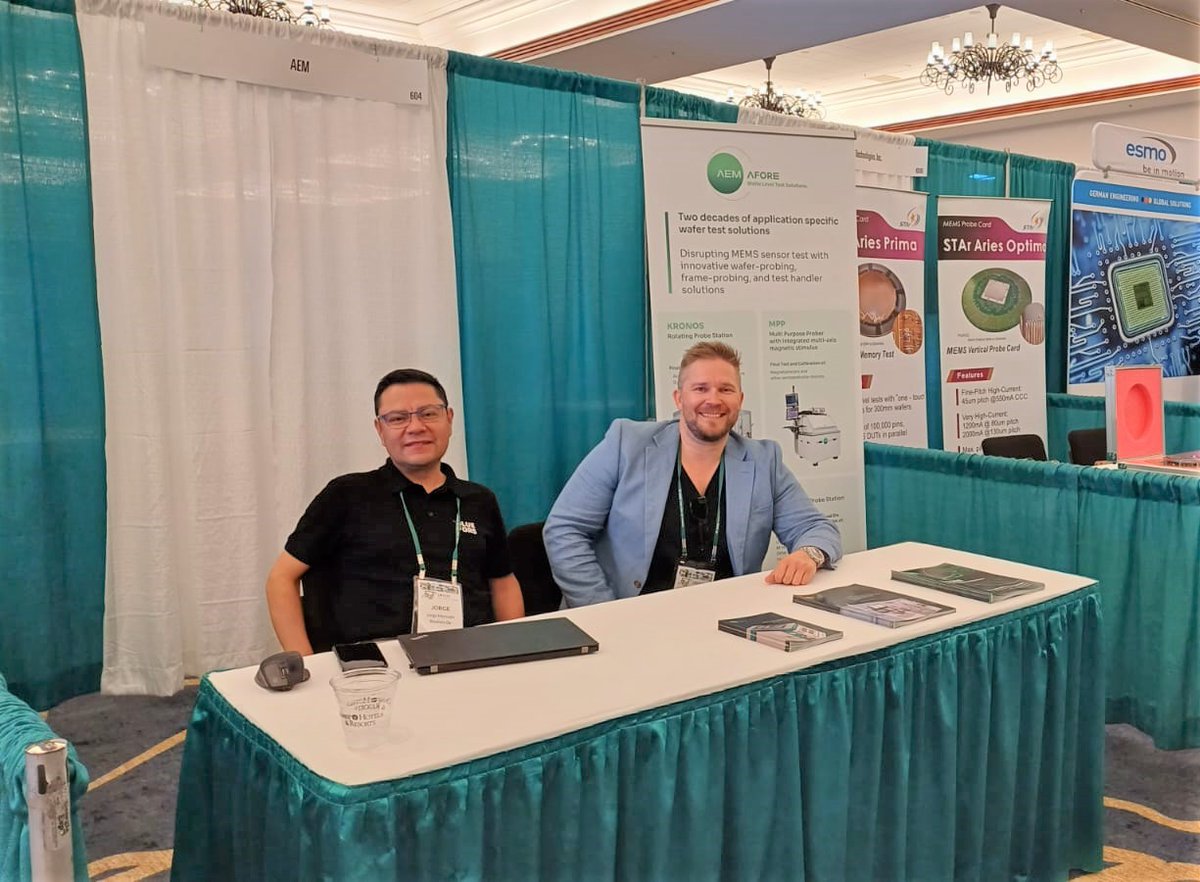 BlueFors_Ltd's tweet image. We&apos;ve had great couple of days at #SWTest 2023, where we are presenting our Cryogenic Wafer Prober together with our partner AEM, and the final day of event is starting soon.
Thank you to everyone who has visited us at our booth!
#probe #quantumcomputing #semiconductor