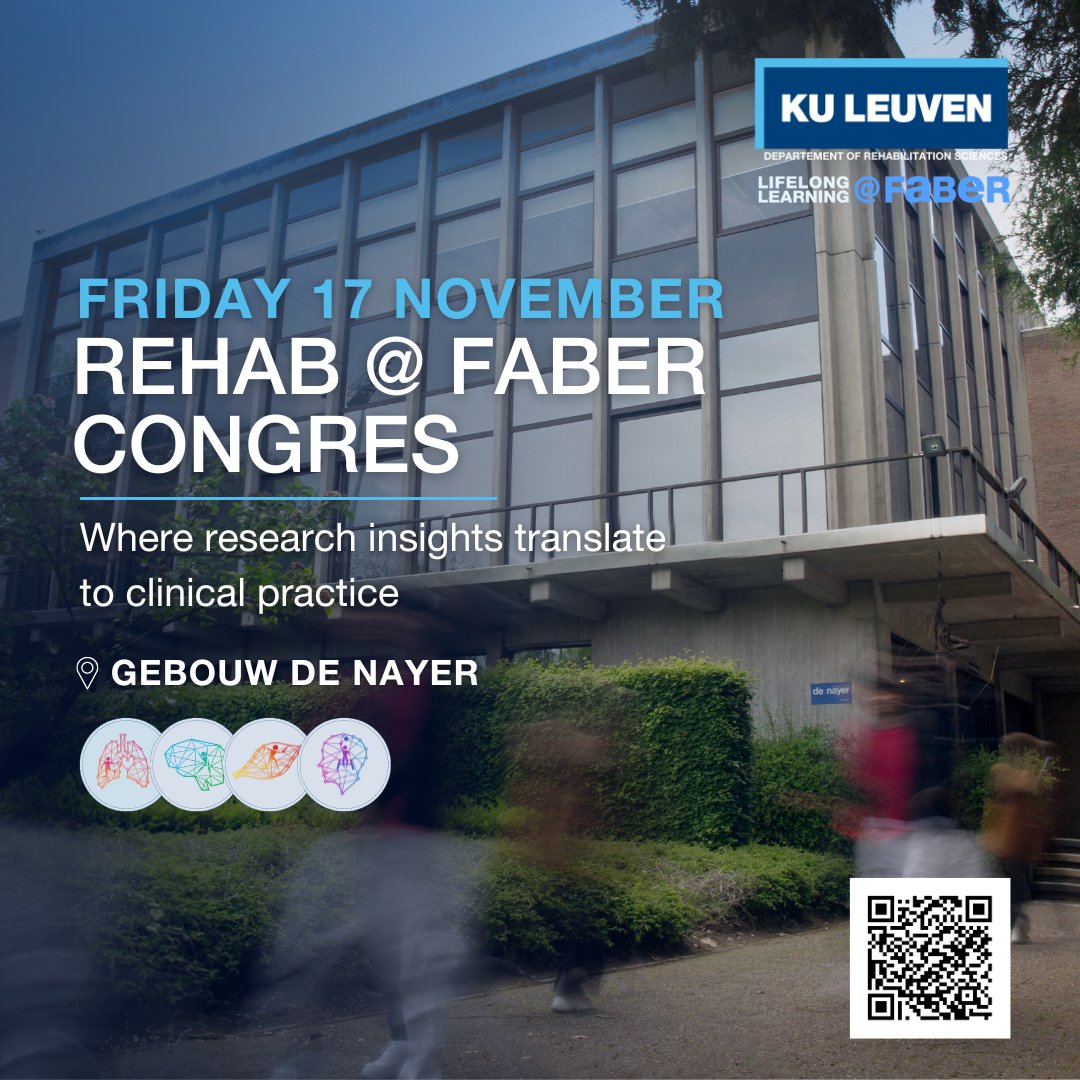 KU Leuven PhysioTher (@kuleuvenpt) on Twitter photo 1ste congres voor <a href="/KULeuvenPT/">KU Leuven PhysioTher</a> ism LifeLong Learning <a href="/FaBeRkuleuven/">FaBeR KU Leuven</a>!
Professoren delen recente klinisch relevante projecten en direct toepasbaar werk voor #kinesitherapeuten. Interesse? Schrijf dan nu je in! Plaatsen zijn beperkt!
faber.kuleuven.be/nl/lll/aanbod/…
#congres #revalidatie 1ste congres voor <a href="/KULeuvenPT/">KU Leuven PhysioTher</a> ism LifeLong Learning <a href="/FaBeRkuleuven/">FaBeR KU Leuven</a>!
Professoren delen recente klinisch relevante projecten en direct toepasbaar werk voor #kinesitherapeuten. Interesse? Schrijf dan nu je in! Plaatsen zijn beperkt!
faber.kuleuven.be/nl/lll/aanbod/…
#congres #revalidatie