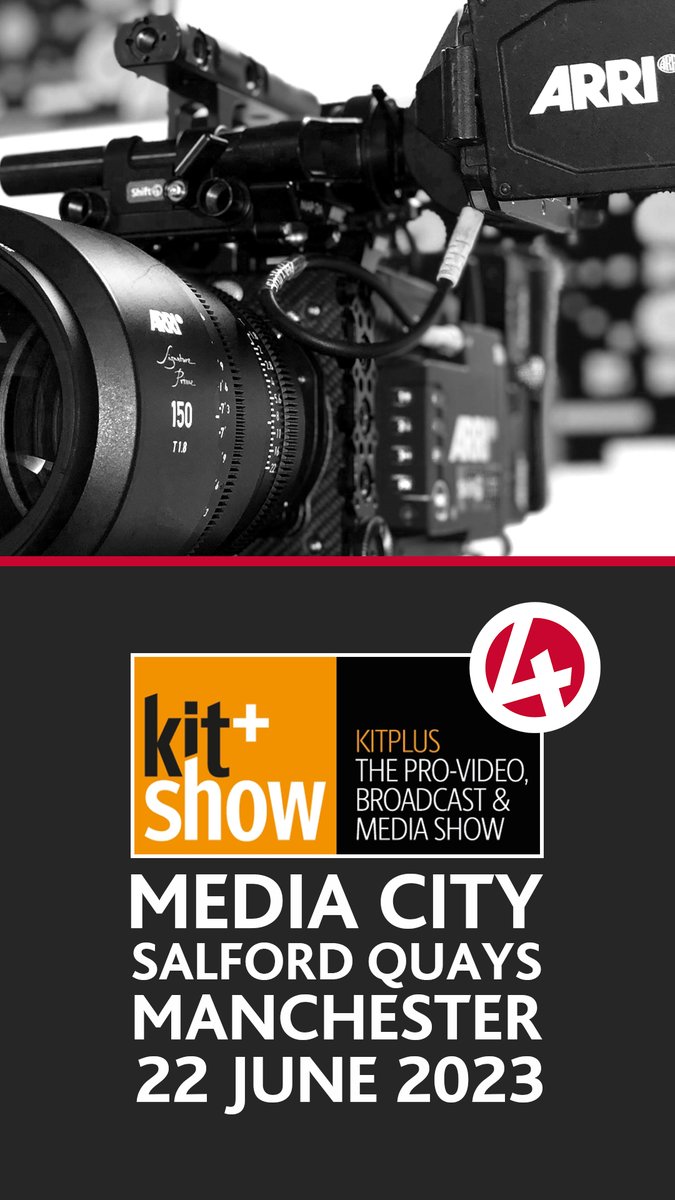 shift4broadcast's tweet image. Who&apos;s going to KitPlus in Manchester on the 22nd?