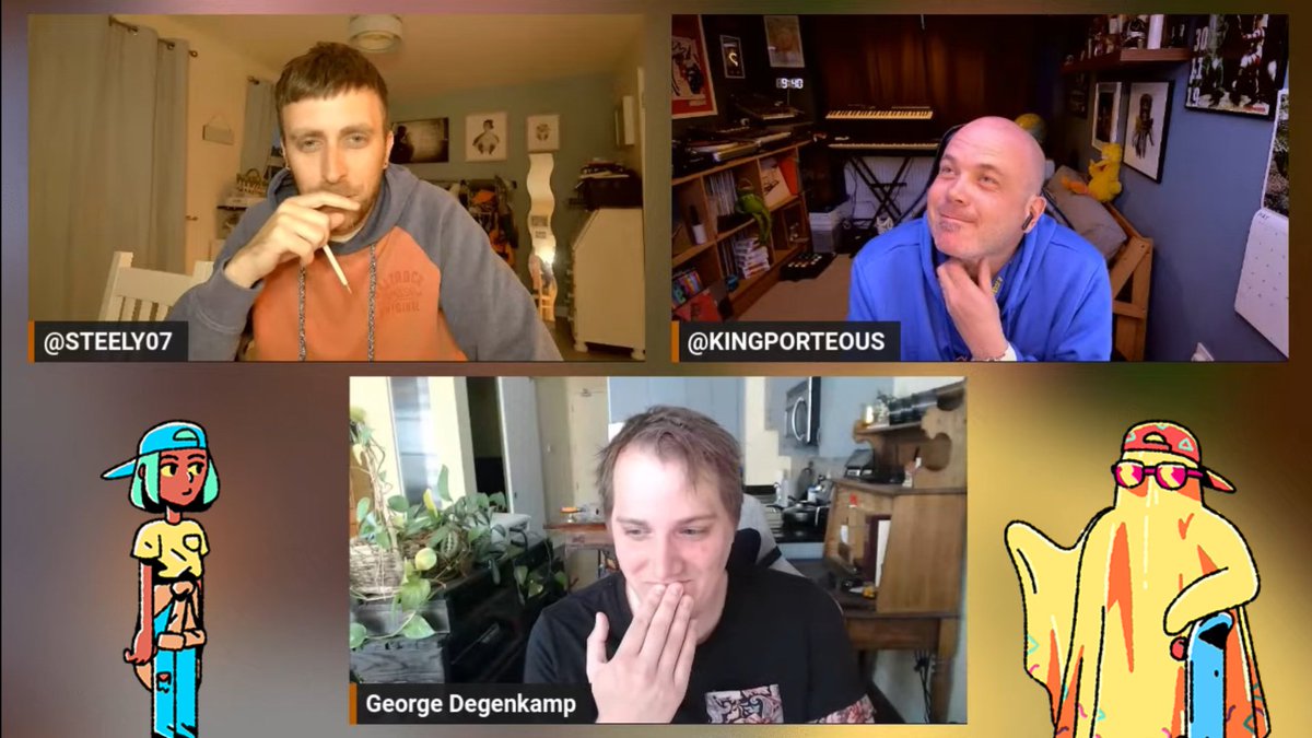 The tension is REAL!!! 🙊🙉🙈

Not only was the Anniversary Spread a closely contested thing, but last night's show was like a behind the scenes look into a video game studio.

Thanks so much to George from <a href="/MightyYell/">Mighty Yell Studios</a> for joining us!