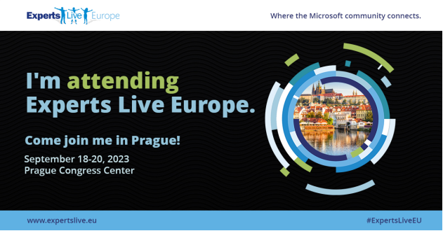 jkarntzen's tweet photo. Just signed up for Experts Live Europe in prauge! #ExpertsLiveEU https://t.co/VhBMLxECi2