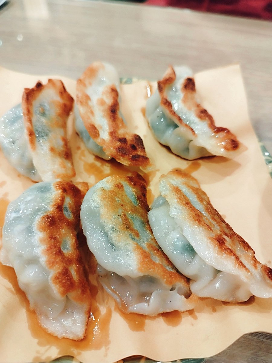 Tonight dinner ~ Fried Leek Dumplings 😍