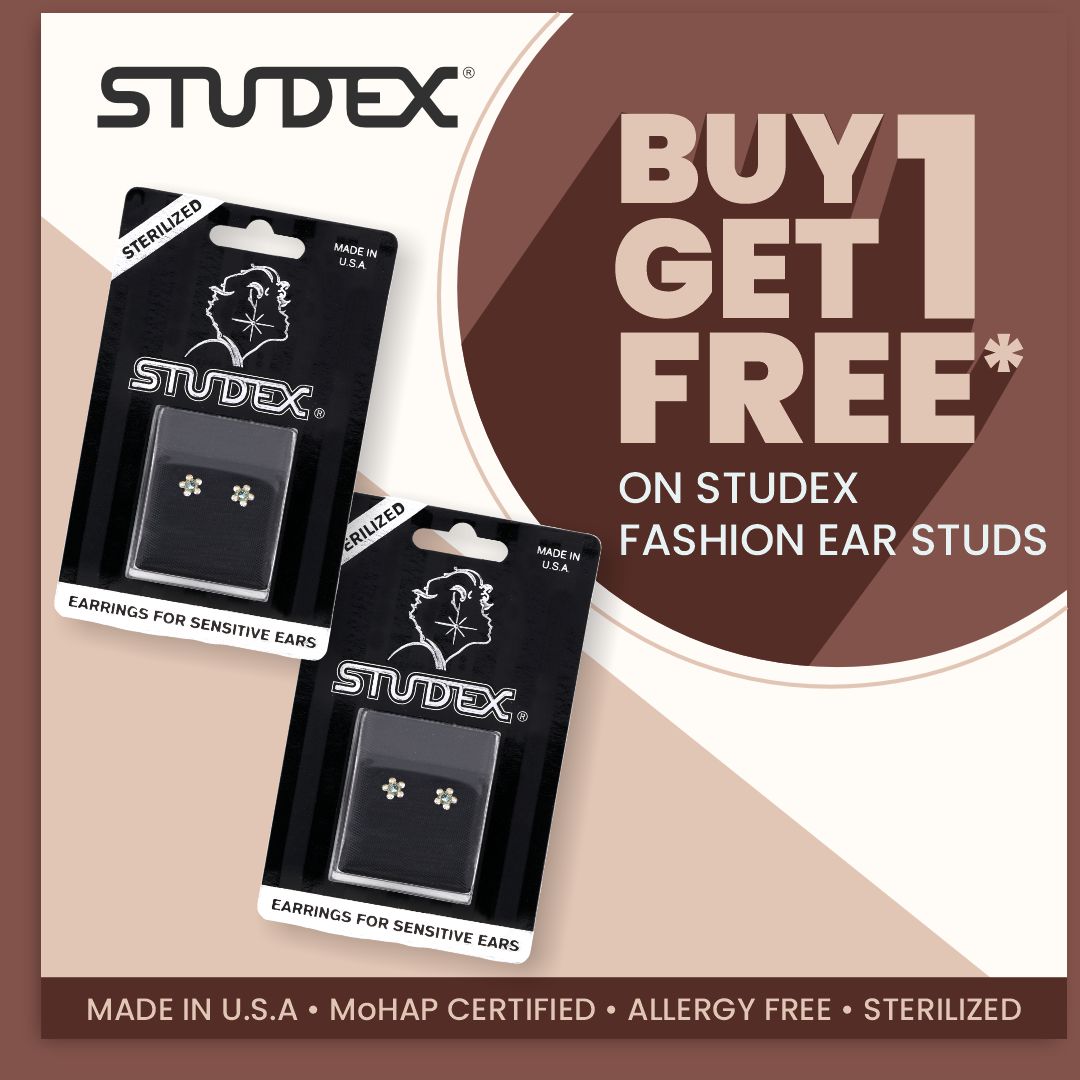 Studex_ME's tweet image. Double the style, half the price!

Buy 1 Get 1 free on all Studex Fashion Ear Studs.

Shop Now: studexarabia.com/product-catego…

#Studex #StudexEarStuds #StudexMiddleEast #Studs #FashionEarStuds #MadeinUSA #AllergyFree #Sterilized #MoHAPCertified #HiDubai #Dubai #UAE #MyDubai #DubaiLife