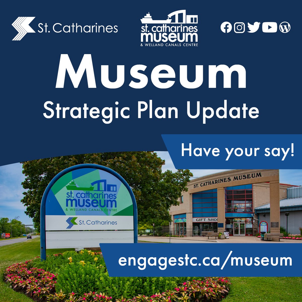 You can help shape the future of the St. Catharines Museum &amp; Welland Canals Centre, and you could win a brand-new iPad for doing so! Check out engagestc.ca/museum for more details and to take part.